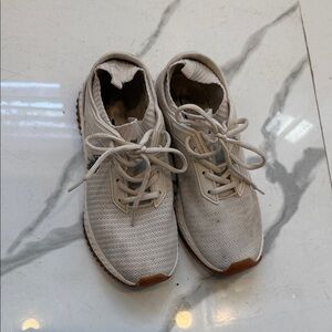 Ralph Lauren Beige Knit Sneakers